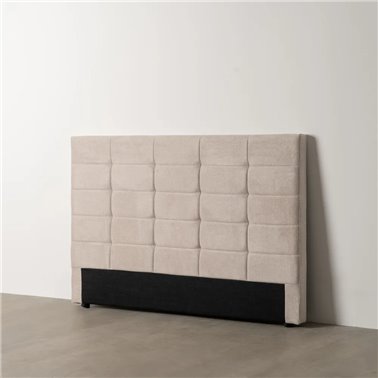 CABECERO BEIGE TEJIDO DORMITORIO 160 X 8 X 100 CM