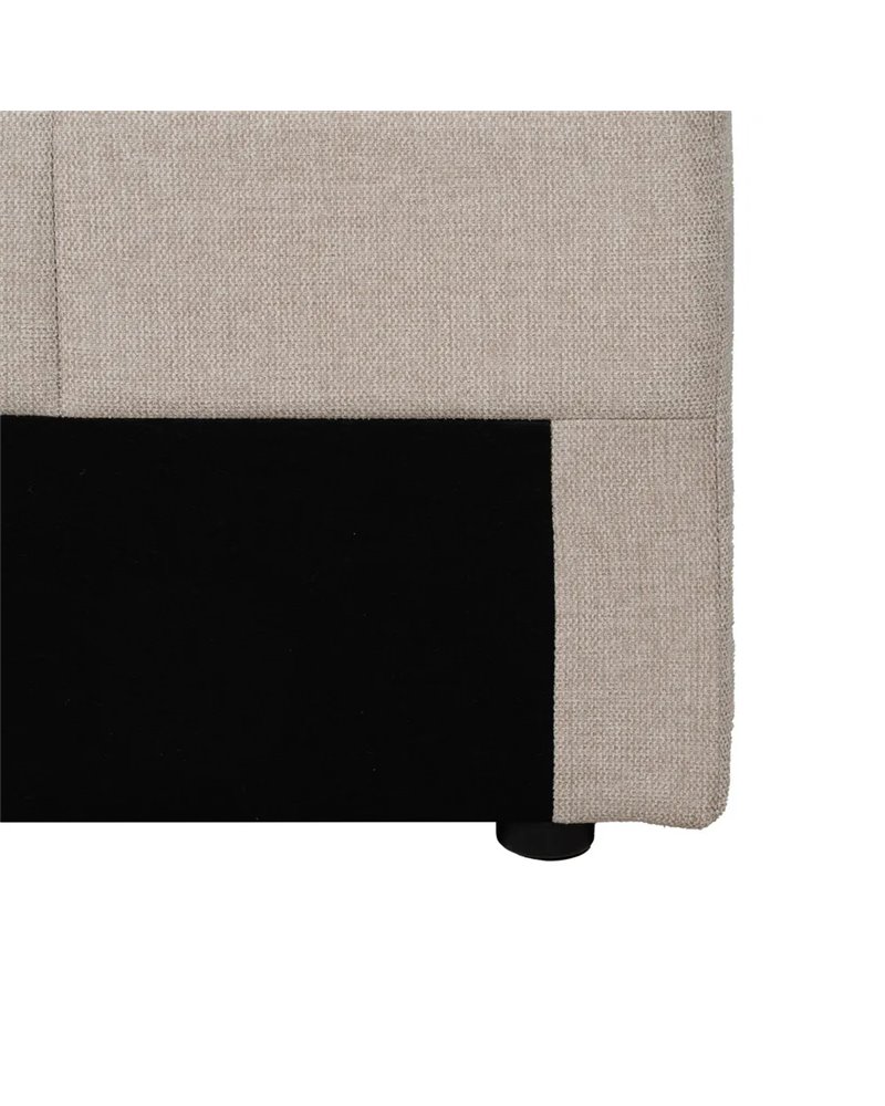 CABECERO BEIGE TEJIDO DORMITORIO 160 X 8 X 100 CM