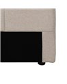 CABECERO BEIGE TEJIDO DORMITORIO 160 X 8 X 100 CM