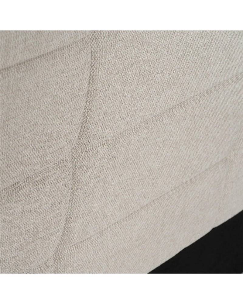 CABECERO BEIGE TEJIDO DORMITORIO 190 X 8 X 100 CM