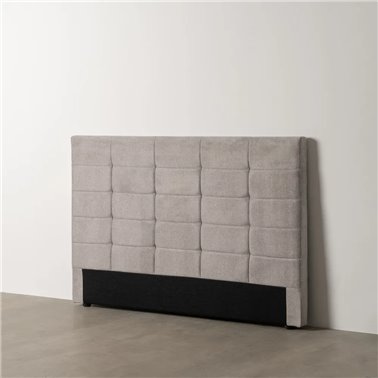CABECERO GRIS TEJIDO DORMITORIO 160 X 8 X 100 CM