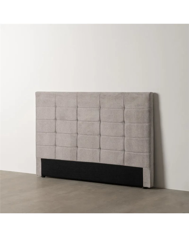 CABECERO GRIS TEJIDO DORMITORIO 160 X 8 X 100 CM