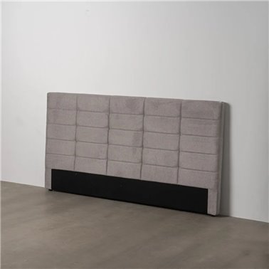CABECERO GRIS TEJIDO DORMITORIO 190 X 8 X 100 CM