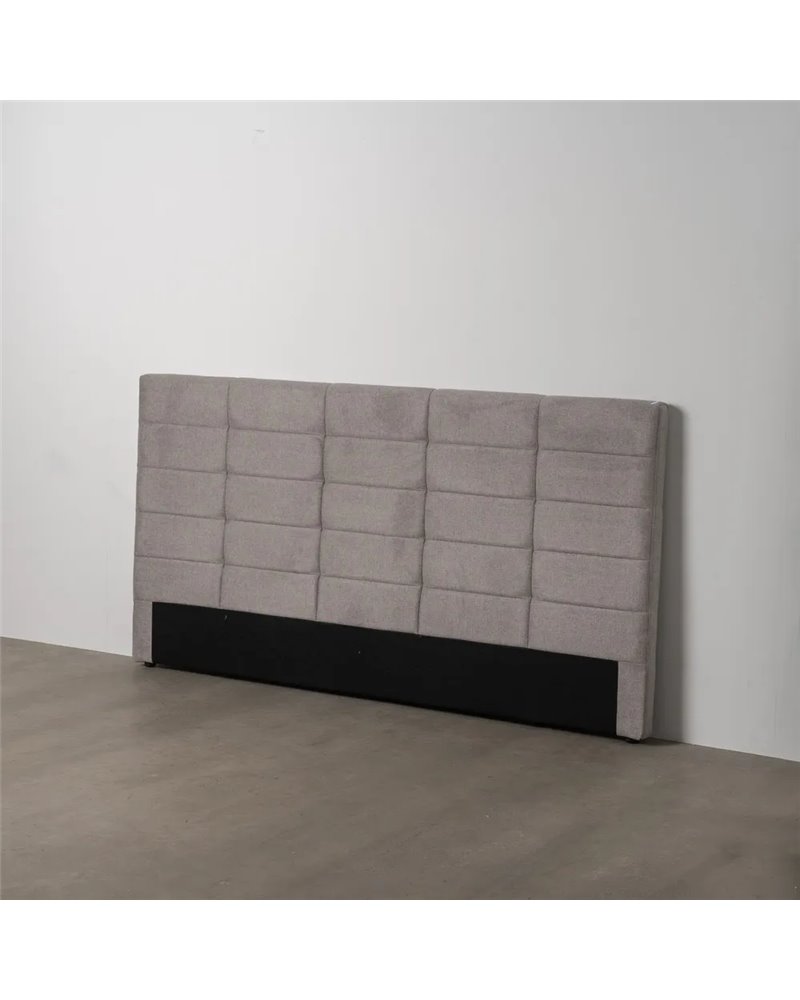 CABECERO GRIS TEJIDO DORMITORIO 190 X 8 X 100 CM
