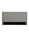CABECERO GRIS TEJIDO DORMITORIO 190 X 8 X 100 CM