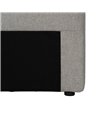 CABECERO GRIS TEJIDO DORMITORIO 190 X 8 X 100 CM