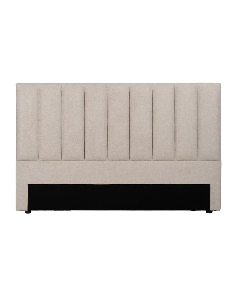 CABECERO BEIGE TEJIDO DORMITORIO 160 X 8 X 100 CM