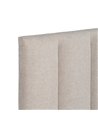CABECERO BEIGE TEJIDO DORMITORIO 160 X 8 X 100 CM