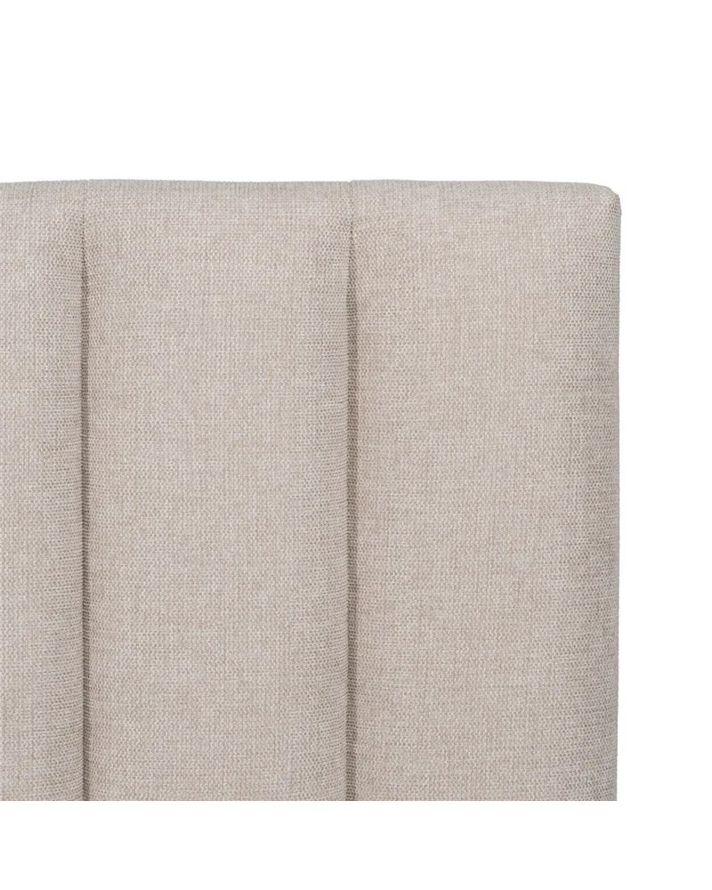 CABECERO BEIGE TEJIDO DORMITORIO 160 X 8 X 100 CM