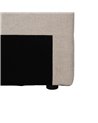 CABECERO BEIGE TEJIDO DORMITORIO 160 X 8 X 100 CM