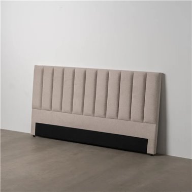CABECERO BEIGE TEJIDO DORMITORIO 190 X 8 X 100 CM