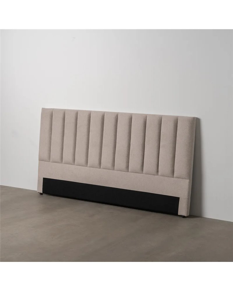 CABECERO BEIGE TEJIDO DORMITORIO 190 X 8 X 100 CM