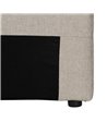CABECERO BEIGE TEJIDO DORMITORIO 190 X 8 X 100 CM
