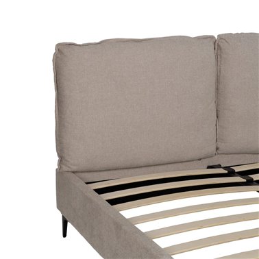 CAMA BEIGE TEJIDO...