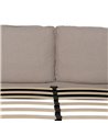 CAMA BEIGE TEJIDO DORMITORIO 163 X 215 X 93 CM
