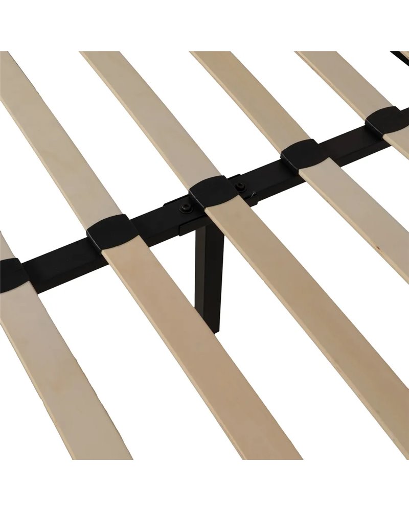 CAMA BEIGE TEJIDO DORMITORIO 163 X 215 X 93 CM