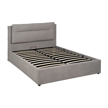 CAMA CANAPÉ GRIS TEJIDO...