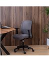 SILLA RUEDAS NEGRO TEJIDO OFICINA 62 X 56 X 85,50 CM