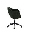 SILLA RUEDAS VERDE TEJIDO OFICINA 56 X 56 X 85 CM