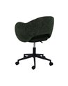 SILLA RUEDAS VERDE TEJIDO OFICINA 56 X 56 X 85 CM