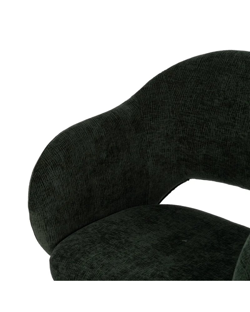 SILLA RUEDAS VERDE TEJIDO OFICINA 56 X 56 X 85 CM