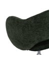 SILLA RUEDAS VERDE TEJIDO OFICINA 56 X 56 X 85 CM