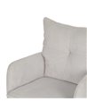 SILLA RUEDAS CREMA TEJIDO OFICINA 59 X 63 X 89 CM