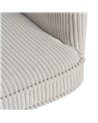SILLA RUEDAS CREMA TEJIDO OFICINA 59 X 63 X 89 CM