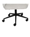SILLA RUEDAS CREMA TEJIDO OFICINA 59 X 63 X 89 CM