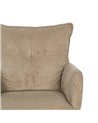 SILLA RUEDAS BEIGE TEJIDO OFICINA 59 X 63 X 89 CM