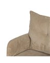 SILLA RUEDAS BEIGE TEJIDO OFICINA 59 X 63 X 89 CM