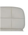 SILLA RUEDAS CREMA SIMIL PIEL OFICINA 57 X 60,50 X 85 CM