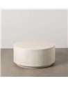 MESA CENTRO BLANCO FIBRA DE MAGNESIO 90 X 90 X 40 CM