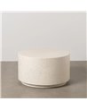 MESA CENTRO BLANCO FIBRA DE MAGNESIO 70 X 70 X 40 CM