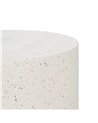 MESA CENTRO BLANCO FIBRA DE MAGNESIO 70 X 70 X 40 CM