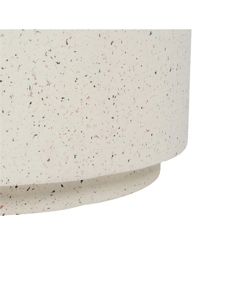 MESA CENTRO BLANCO FIBRA DE MAGNESIO 70 X 70 X 40 CM
