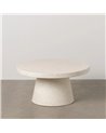 MESA CENTRO BLANCO FIBRA DE MAGNESIO 80 X 80 X 38 CM