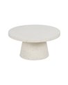 MESA CENTRO BLANCO FIBRA DE MAGNESIO 80 X 80 X 38 CM