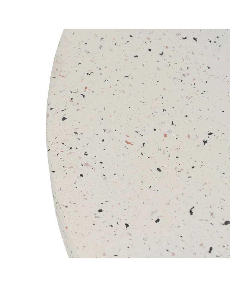 MESA CENTRO BLANCO FIBRA DE MAGNESIO 80 X 80 X 38 CM