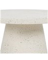 MESA CENTRO BLANCO FIBRA DE MAGNESIO 80 X 80 X 38 CM