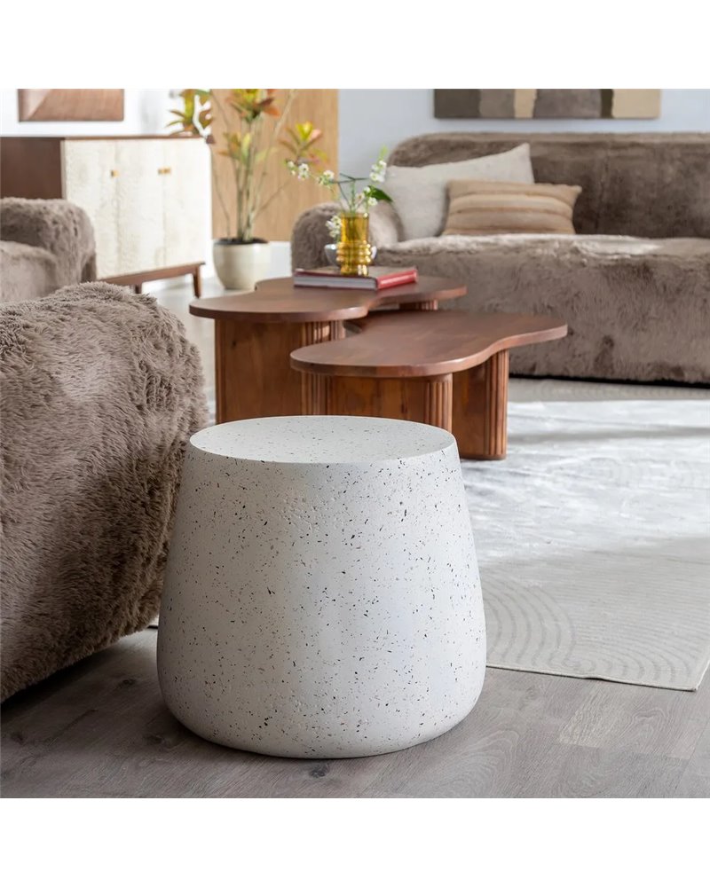 MESITA BLANCO FIBRA DE MAGNESIO 47,50 X 47,50 X 41 CM