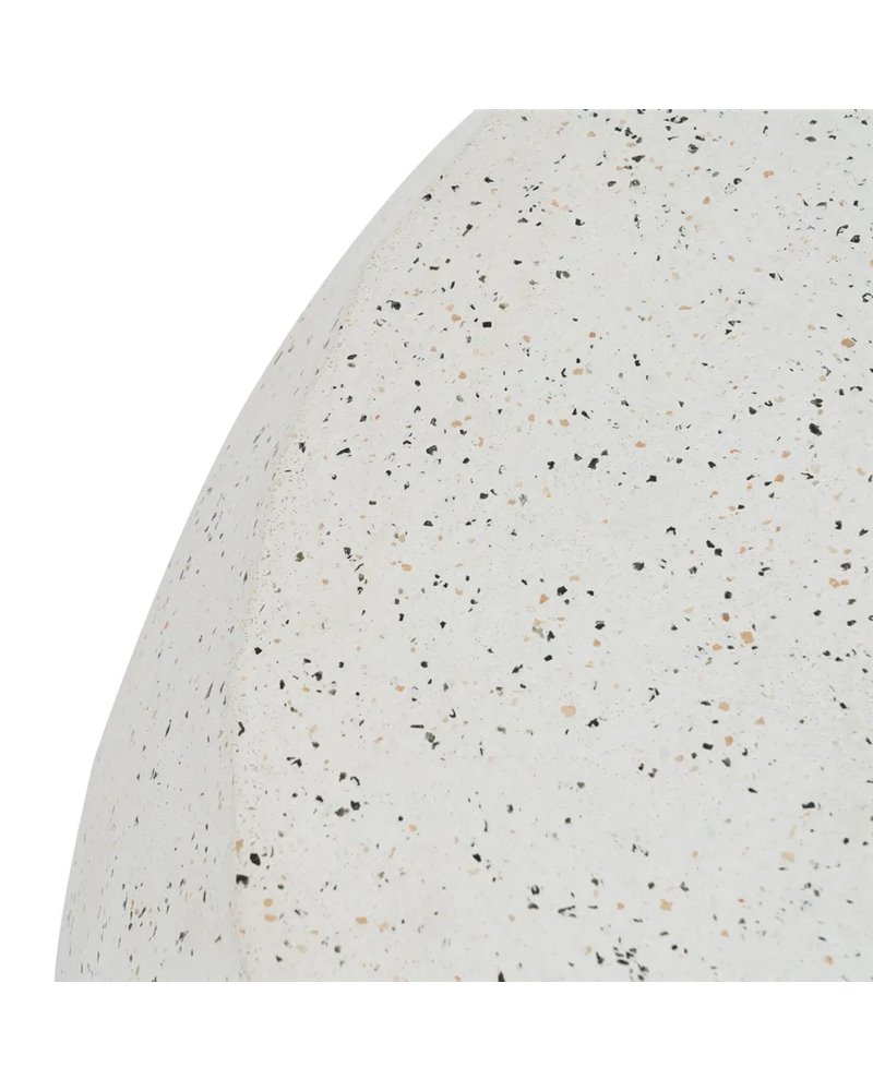 MESA CENTRO BEIGE CEMENTO 92 X 92 X 45 CM