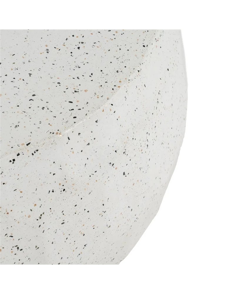 MESA CENTRO BEIGE CEMENTO 92 X 92 X 45 CM