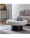 MESA CENTRO BLANCO-NEGRO MAGNESIO 91 X 91 X 39 CM