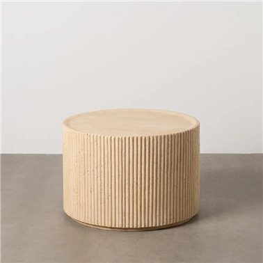MESA CENTRO BEIGE MAGNESIO 67 X 67 X 46 CM