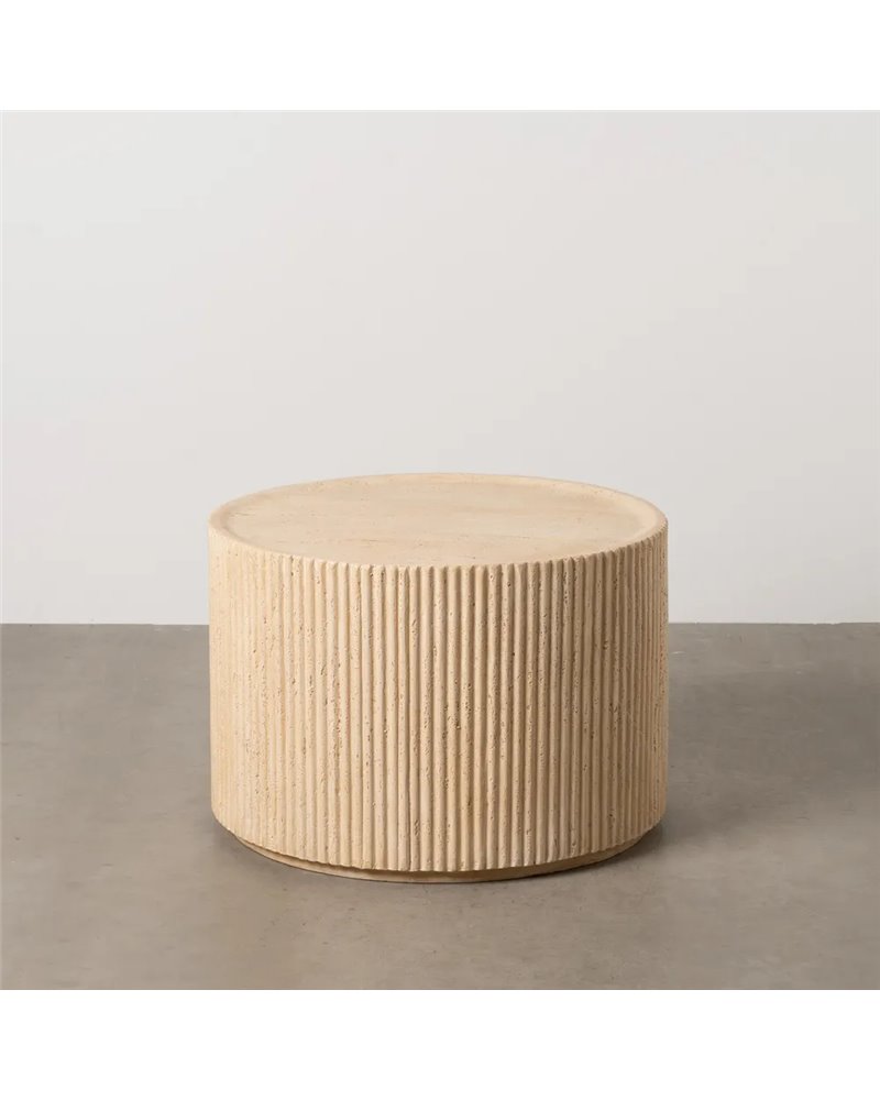 MESA CENTRO BEIGE MAGNESIO 67 X 67 X 46 CM