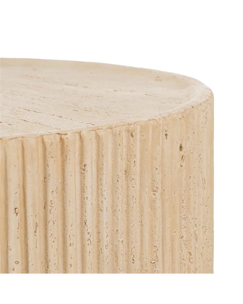 MESA CENTRO BEIGE MAGNESIO 67 X 67 X 46 CM