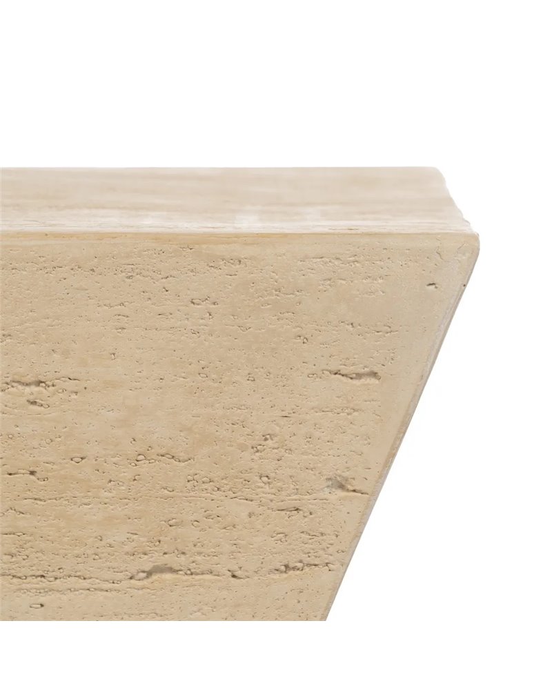 MESA CENTRO BEIGE MAGNESIO 80 X 80 X 40 CM