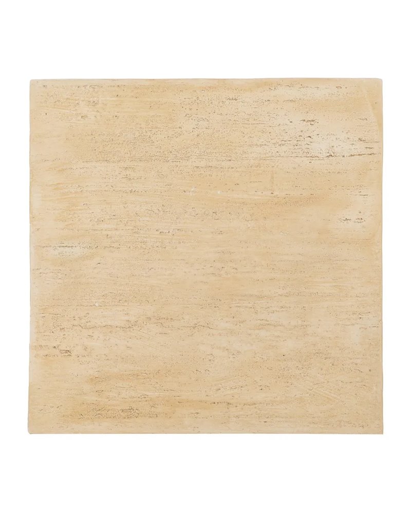MESA CENTRO BEIGE MAGNESIO 80 X 80 X 40 CM