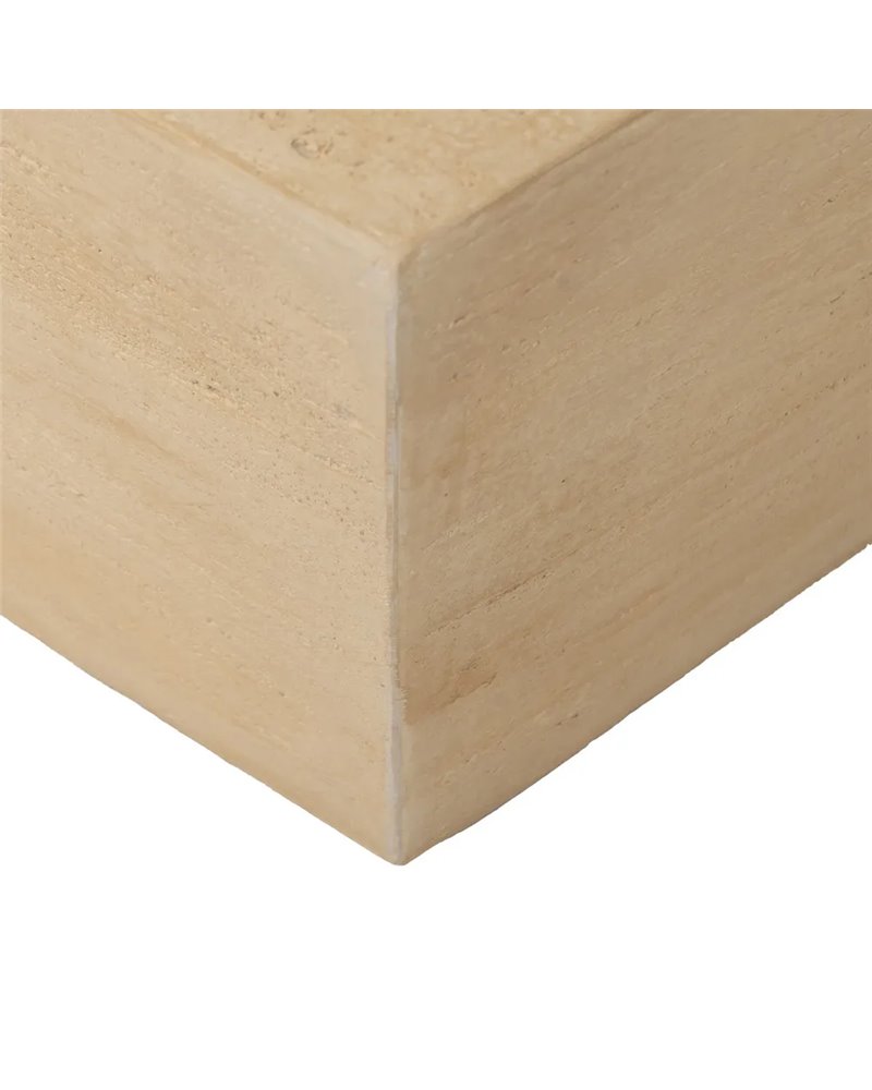 MESA CENTRO BEIGE MAGNESIO 80 X 80 X 40 CM